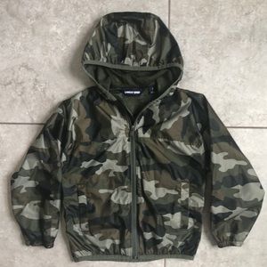 Lands’ End Boys Camo Raincoat